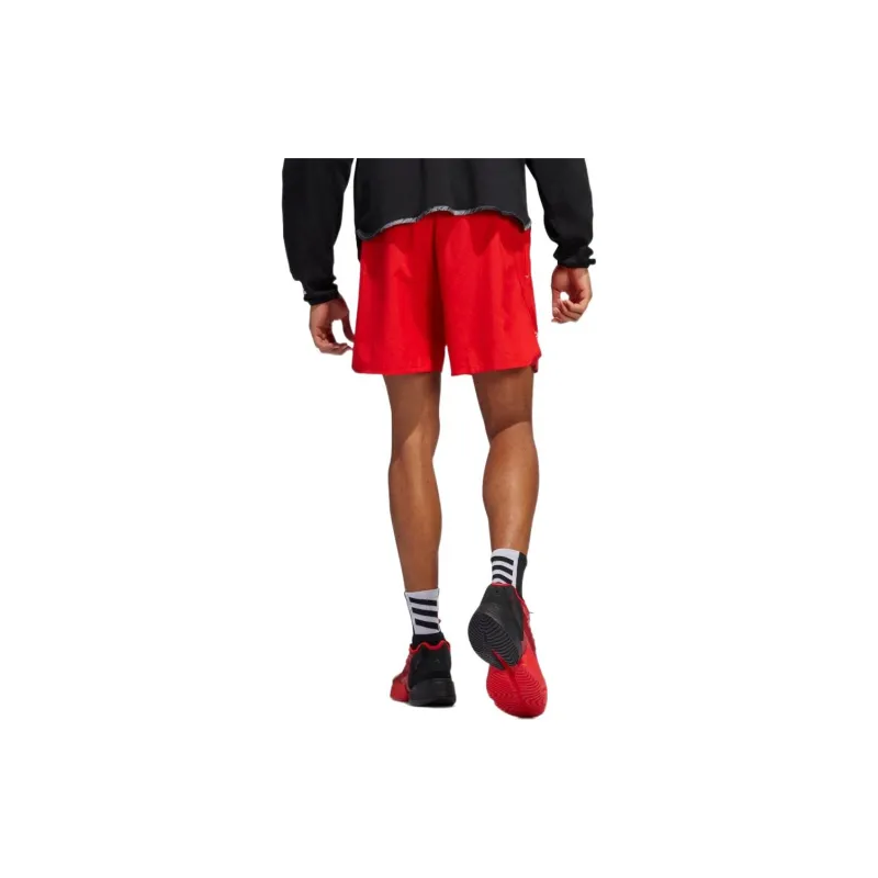 Adidas Basketball Shorts Men Red-1