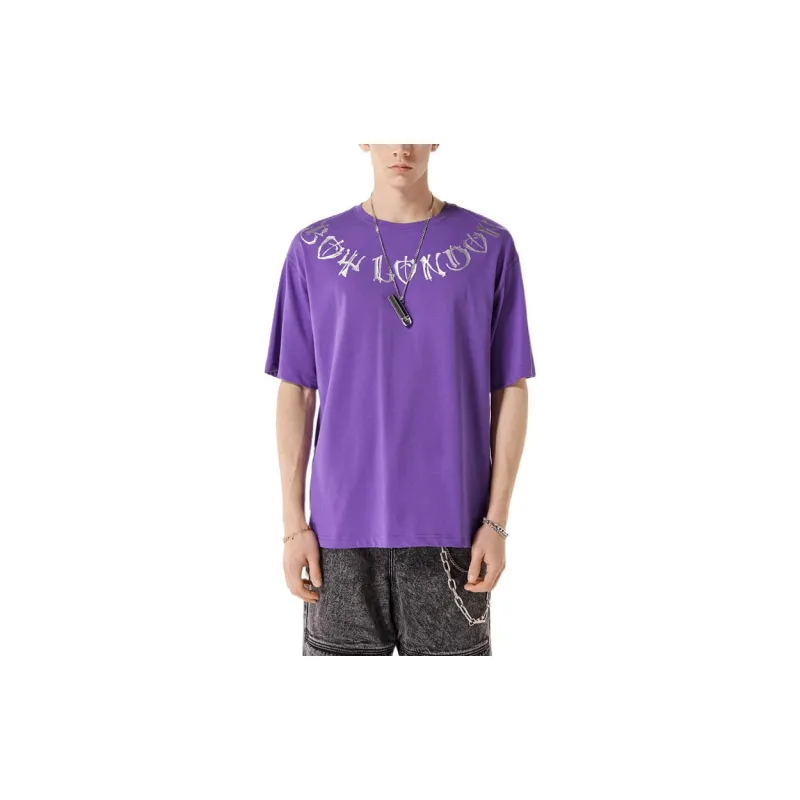 Boy London T Shirt Men's Purple-2
