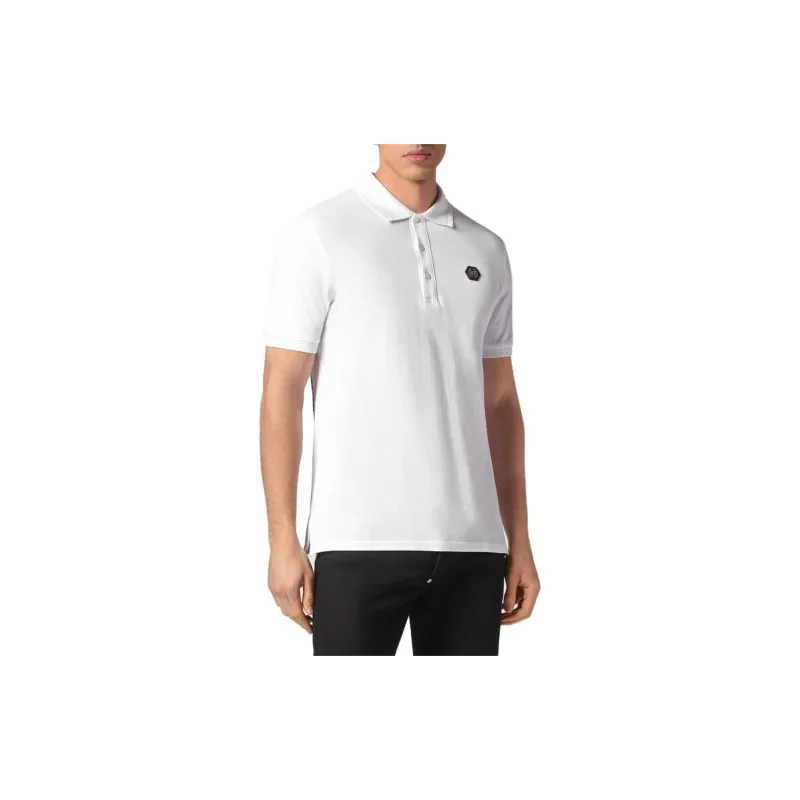 PHILIPP PLEIN Polo Shirts Men White-4