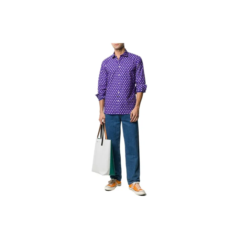 KENZO Shirts Men Purple-1
