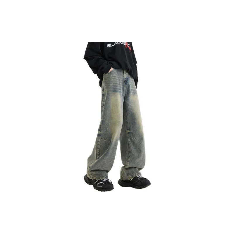 RCTAMY Jeans Unisex Yellow Mud-4