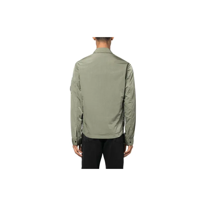 C.P.Company Logo Plaque Long Sleeved Jacket-2