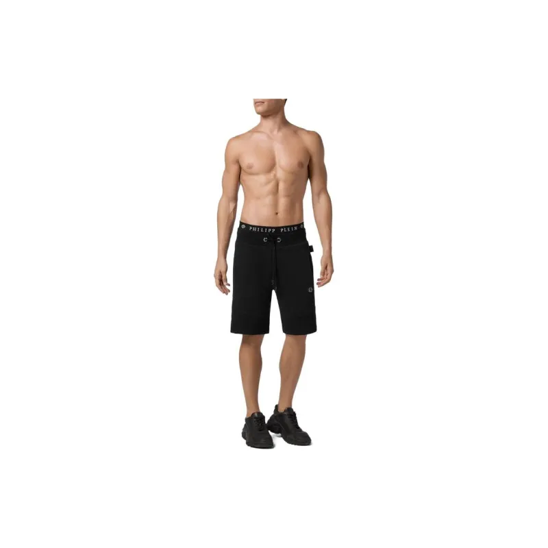 PHILIPP PLEIN Casual Shorts Men Black-1