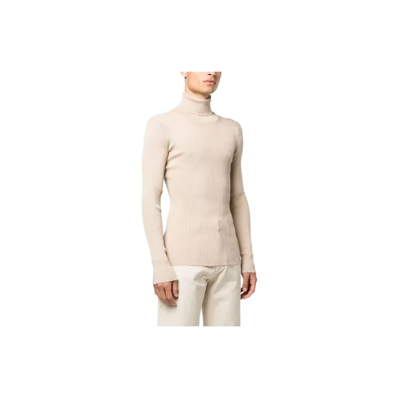OFF WHITE Helvet Ribbed Long Sleeved Jumper-3