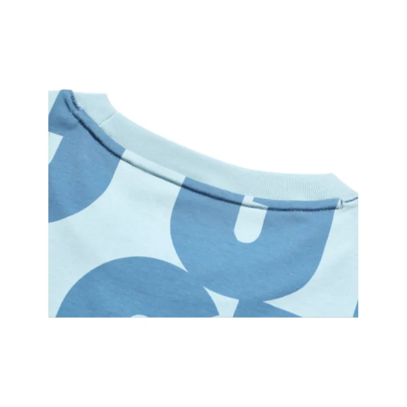 FILA T-Shirts Men Light Dusty Blue-5