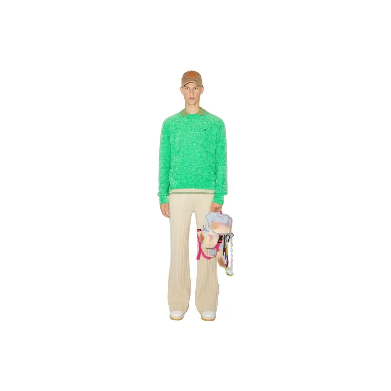Acne Studios FW23 Knitwear Unisex Bright Green-3