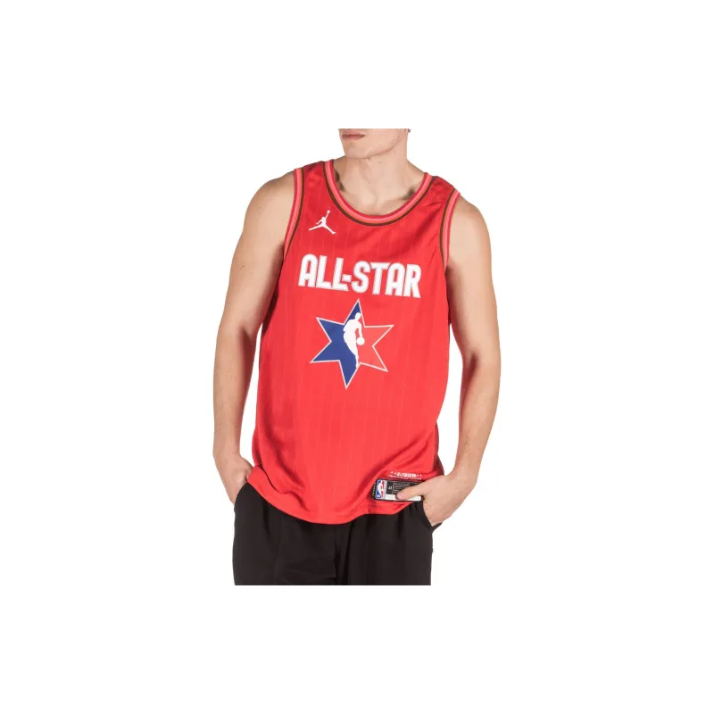 Jordan Basketball Jerseys Men Red-4