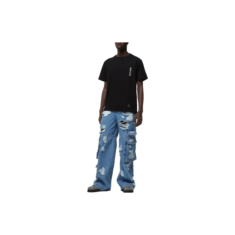 GCDS T-Shirts Men Black-3