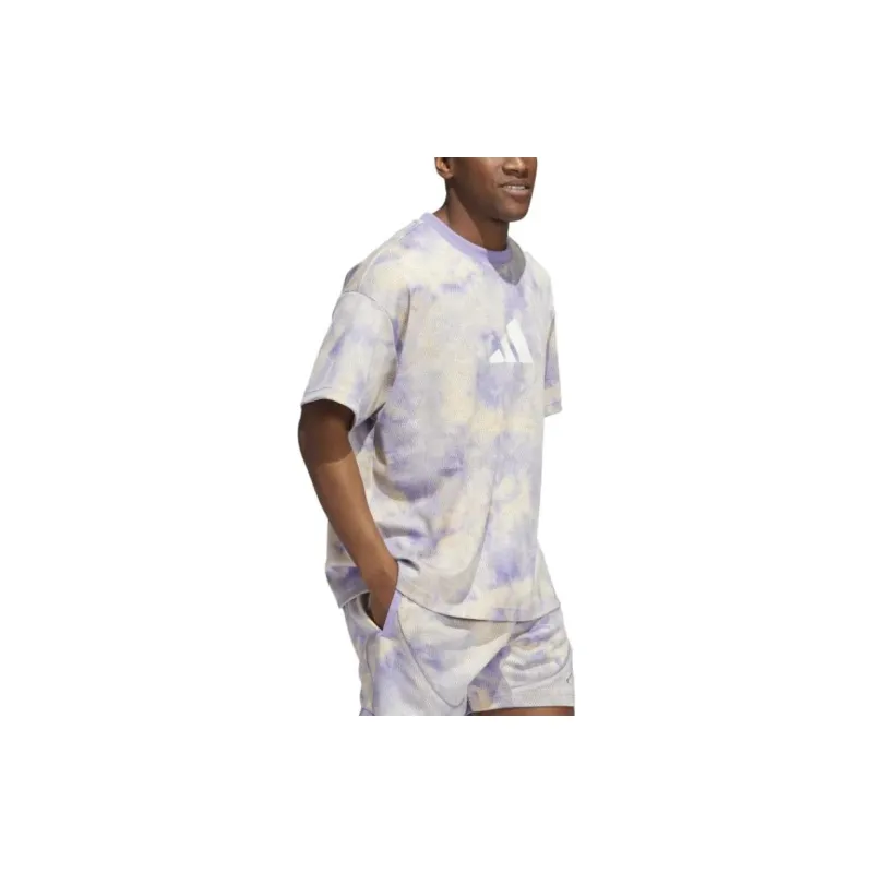 Adidas T-Shirts Men Lilac-3
