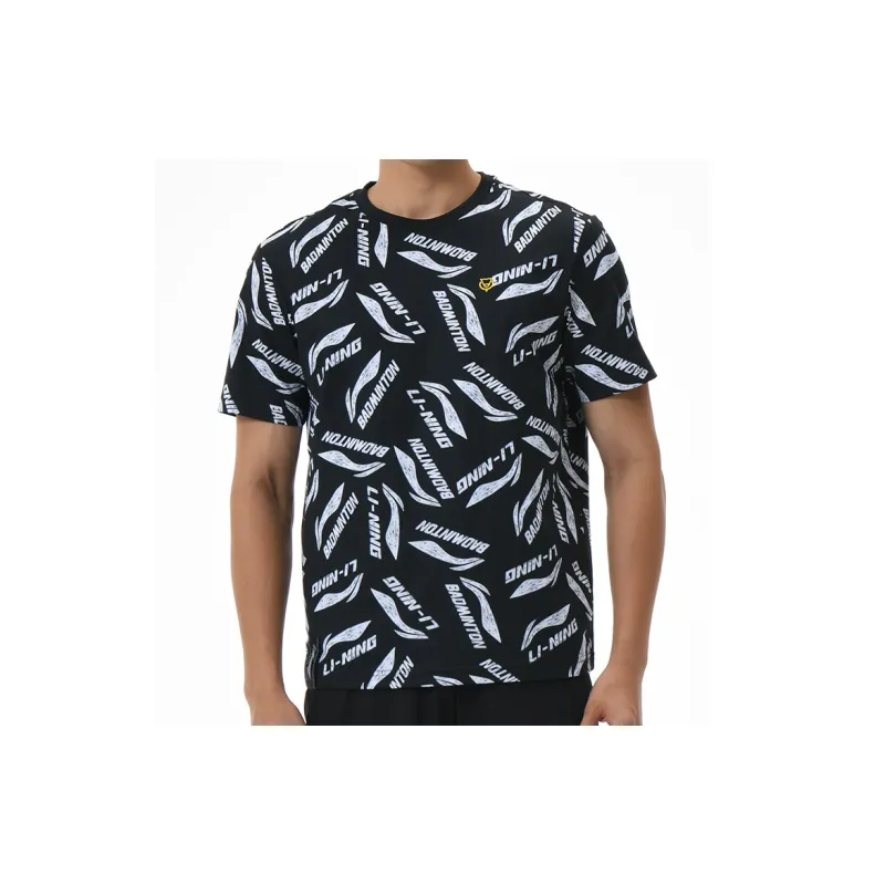 LiNing T Shirt Men's 2 Pack Black White-1