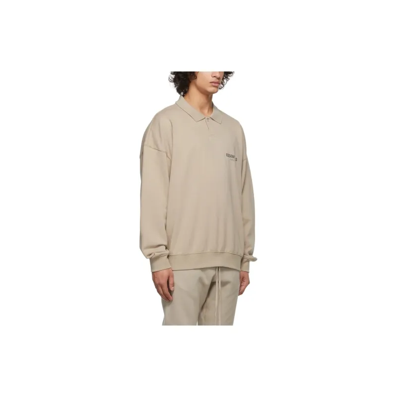 Fear Of God Essentials FW21 Polo Shirts Unisex Tan-3