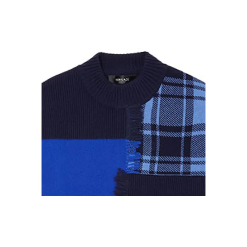 VERSACE Sweaters Men Blue-2