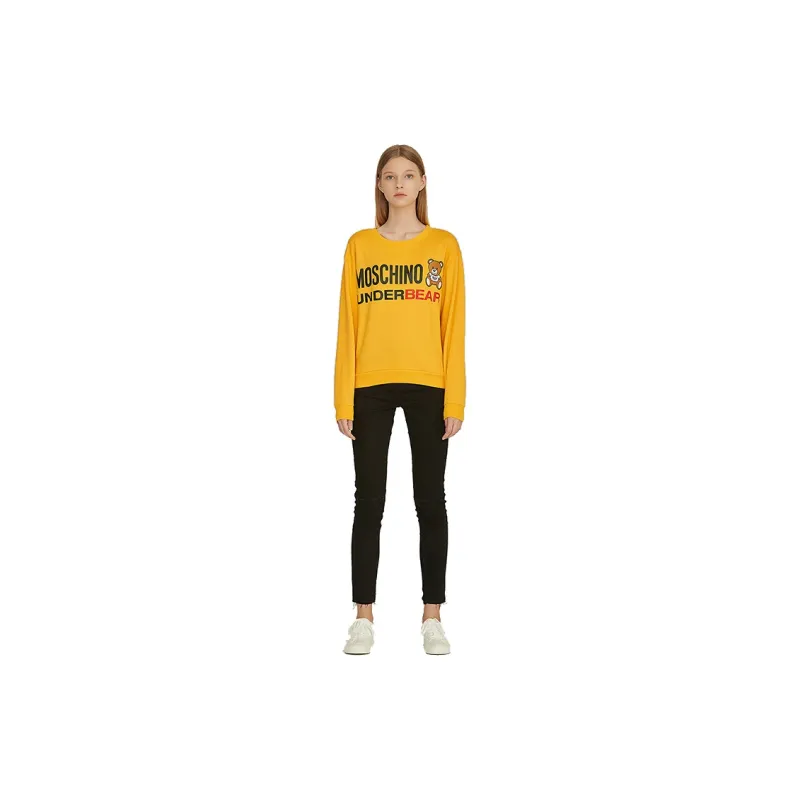 MOSCHINO Sweatshirt Unisex Yellow-4