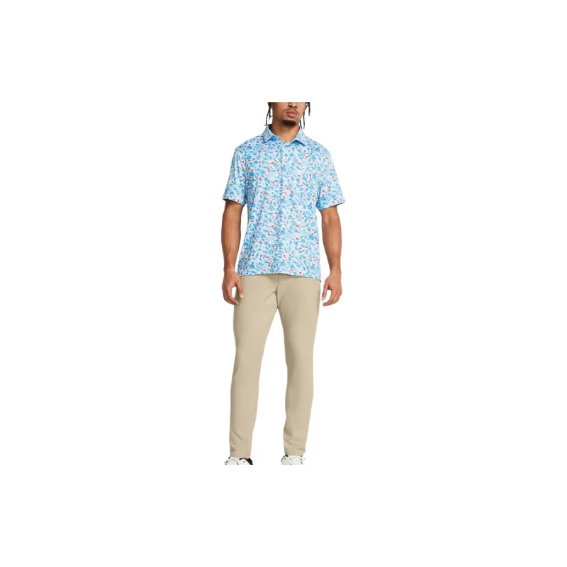 Under Armour UA Playoff Polo Shirt Men's Sky Blue-3