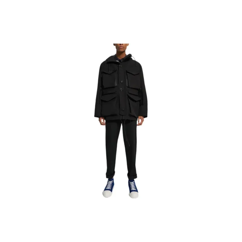 THEORY Jackets Men Black-1