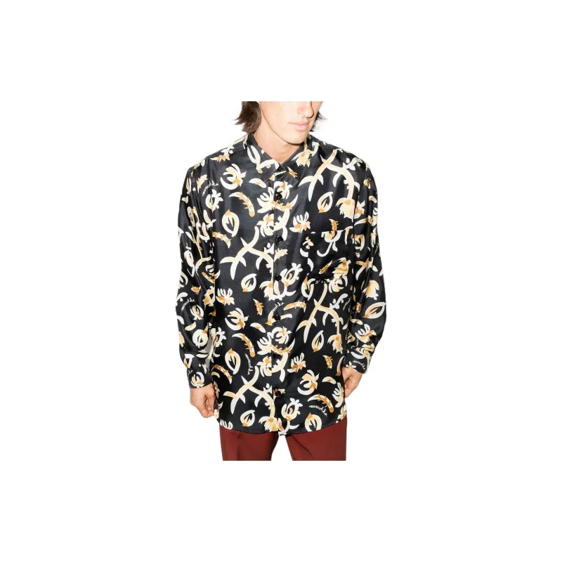 NANUSHKA Jari Graphic Printed Button Up Shirt-1