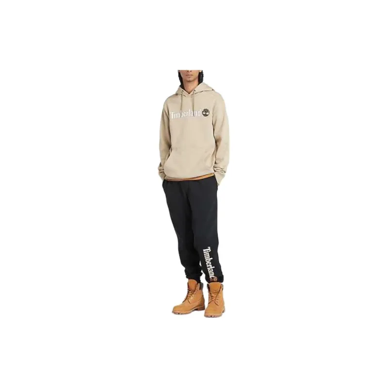 Timberland Linear Logo Sweatpant Casual Pants Men's Black-1