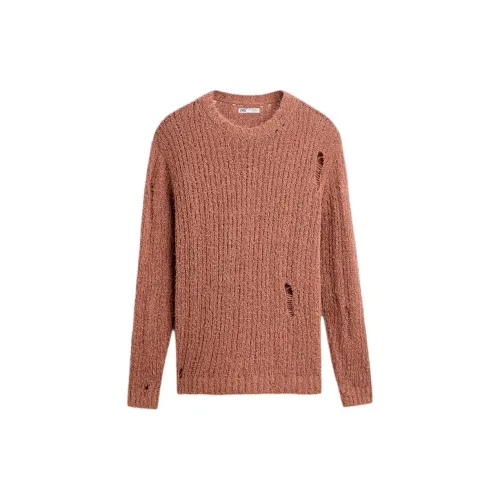 ZARA Knitwear Men Orange