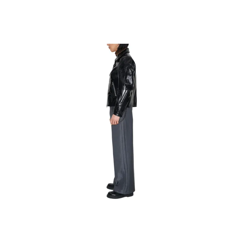 OUR LEGACY Leather Jackets Men Black-4