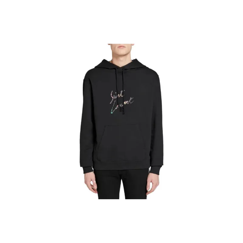 SAINT LAURENT SS23 Sweatshirt Men's Black-5