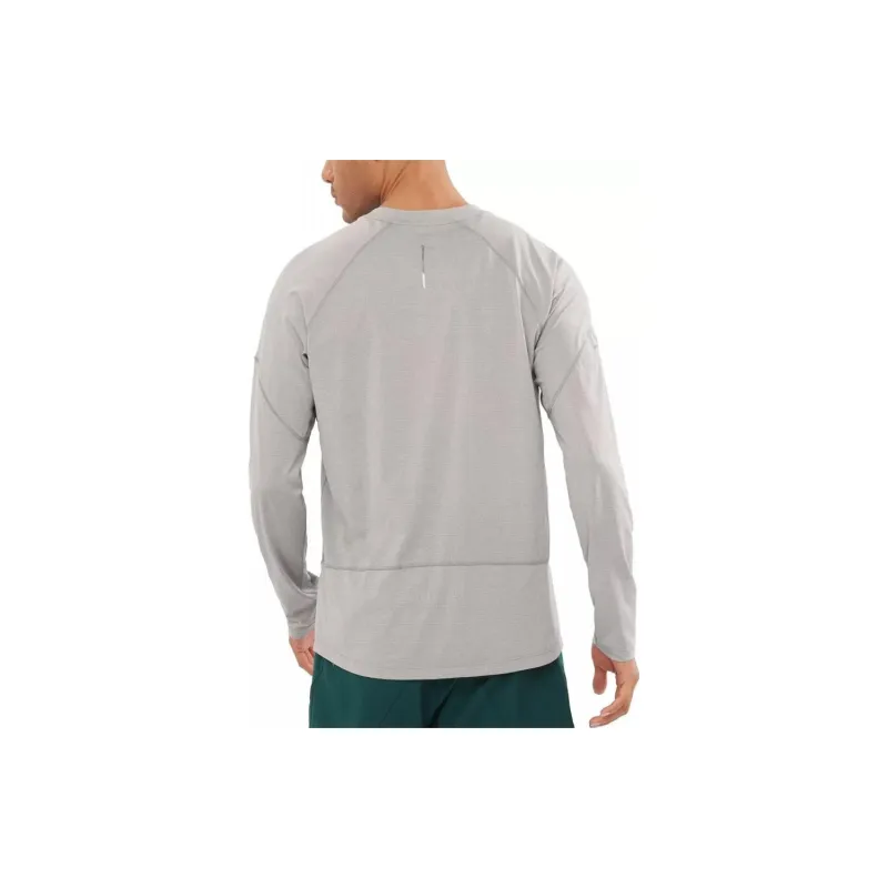 SALOMON CROSS RUN T-Shirt Men's Silver-2