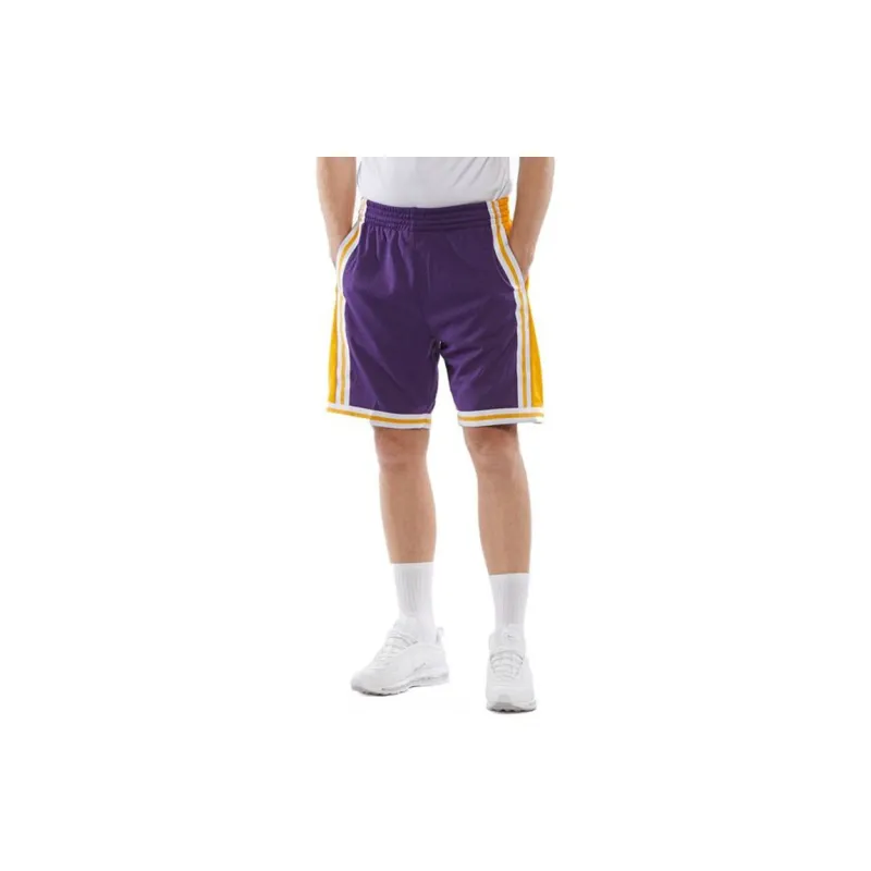 Mitchell & Ness Blue Jersey Pants Men's Purple-3