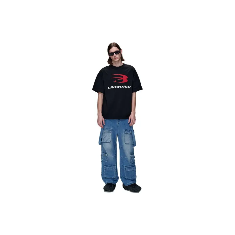 0 CROWORLD T Shirts Unisex-1