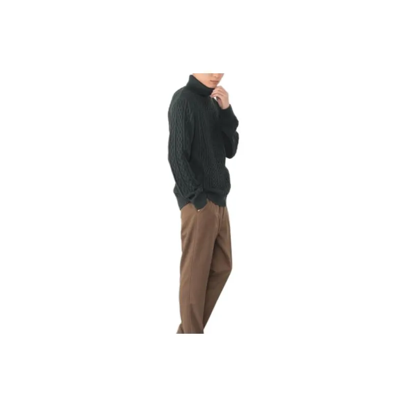 Beams Sweaters Men Green-3