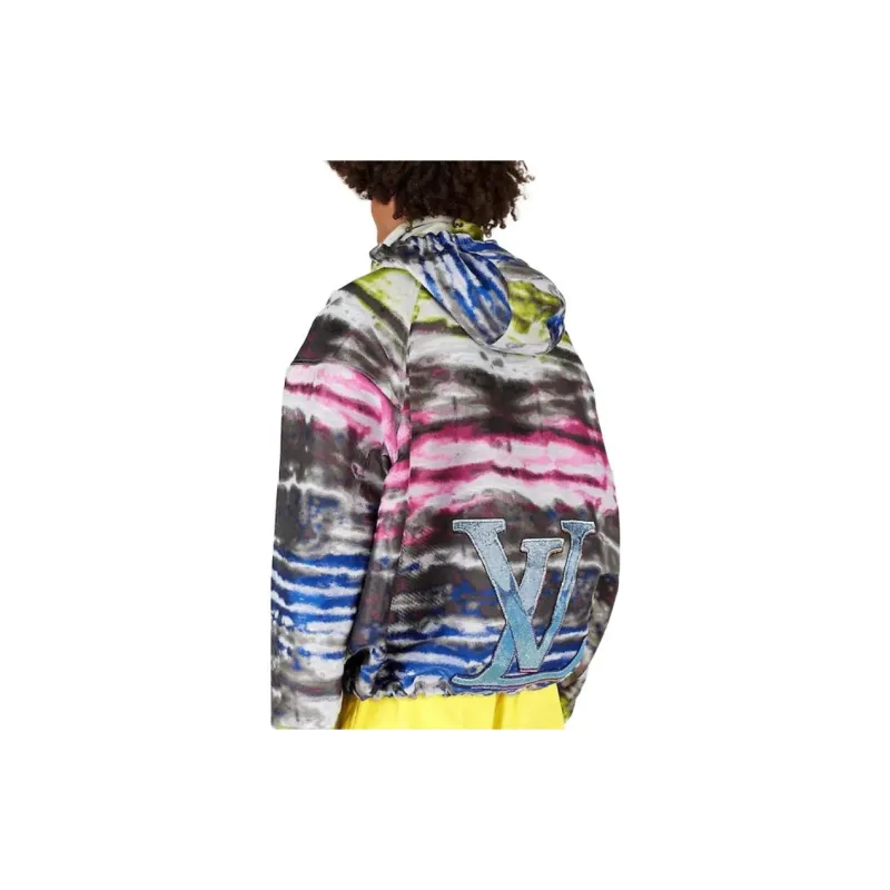 LOUIS VUITTON Abstract Print Half zip Top-2