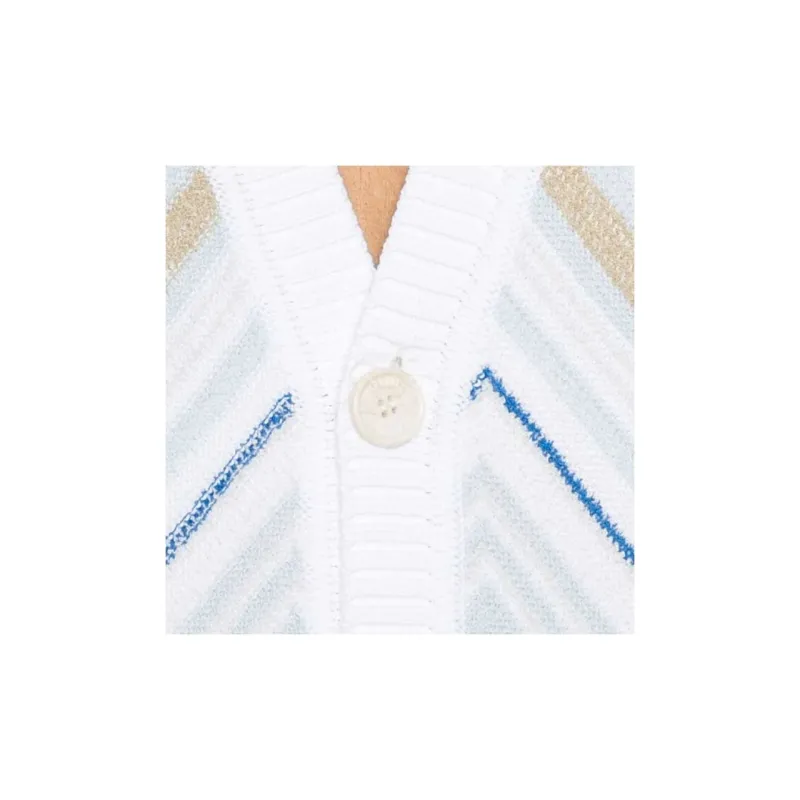 MISSONI Zigzag-woven Knitted Cardigan-4