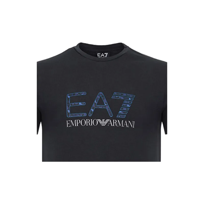 EMPORIO ARMANI T Shirts Men Night Blue-6