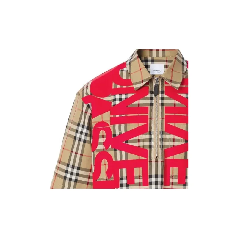 Burberry FW22 Shirt Men's Khaki-5
