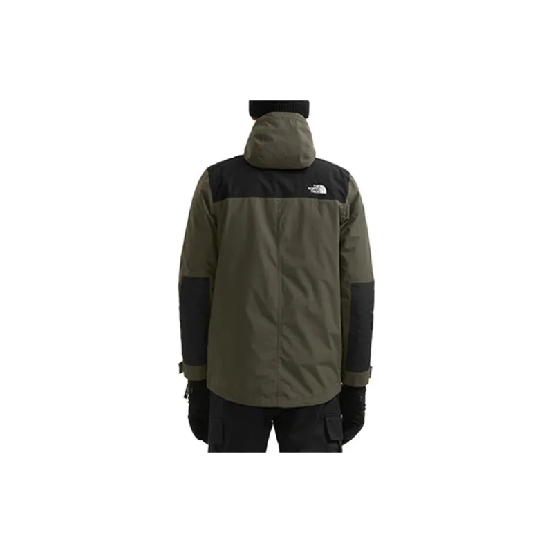 THE NORTH FACE City Outdoor Collection Water Resistant Windproof Breathable Warm Windbreaker Jacket Men's Green-2