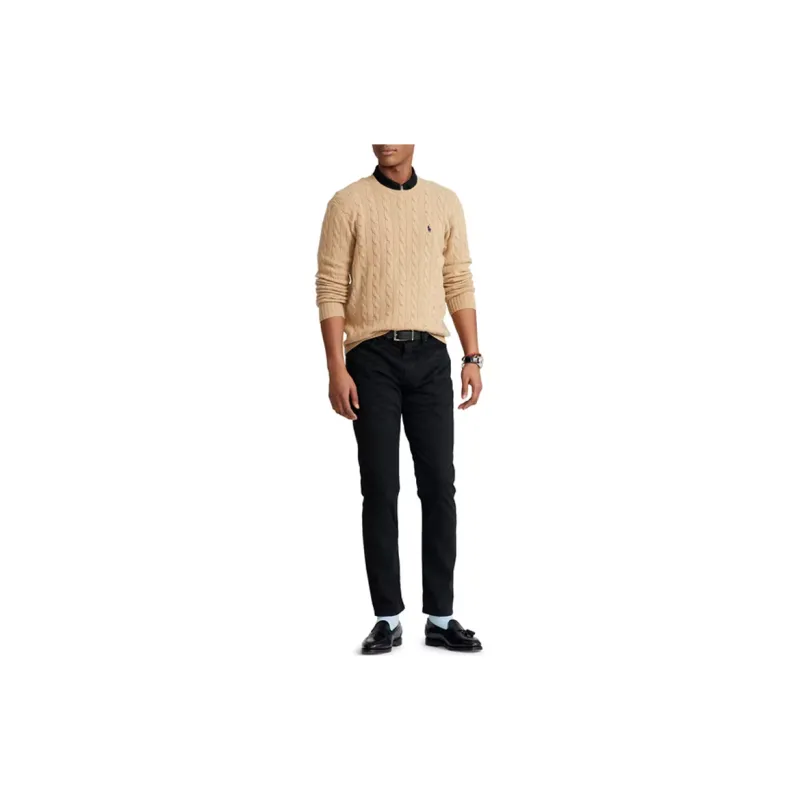 Polo Ralph Lauren Logo embroidered Cable knit Jumper-2