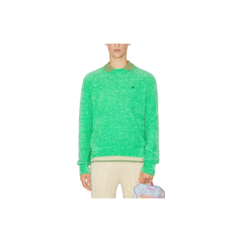Acne Studios FW23 Knitwear Unisex Bright Green-1