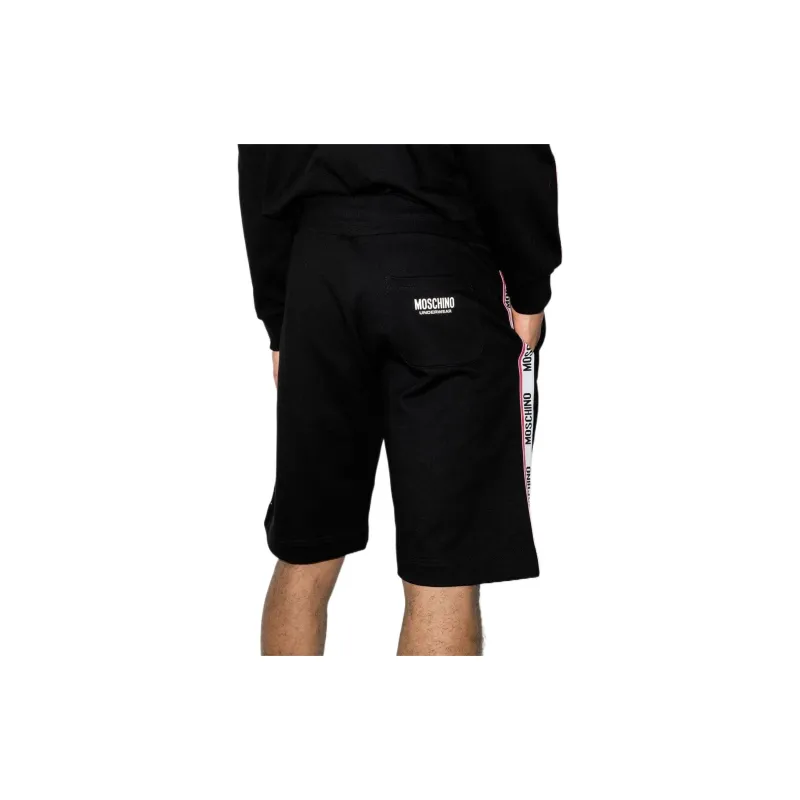 MOSCHINO Sports Shorts Men Black-2