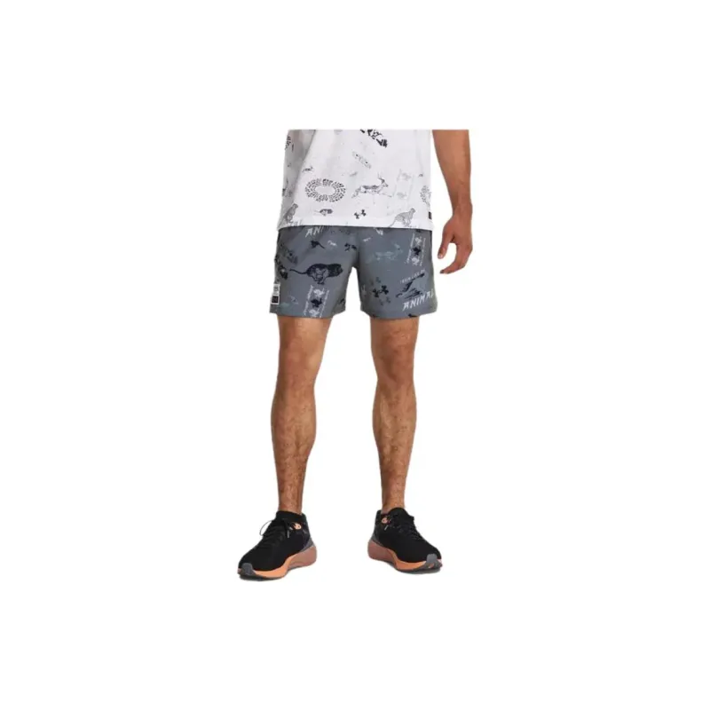 Under Armour Casual Shorts Men Gray-4