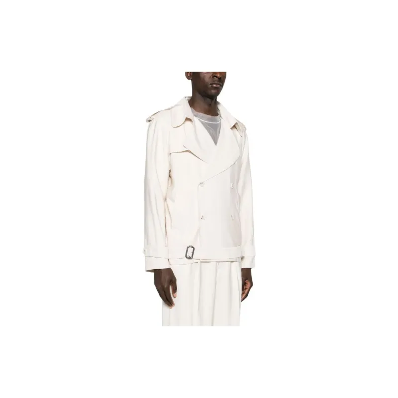 Patrizia Pepe Belted Textured Trench Jacket-3