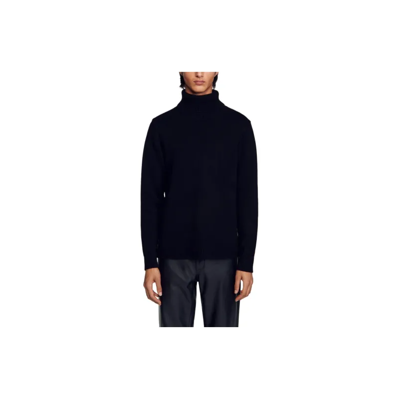 Sandro Sweaters Men Black-2