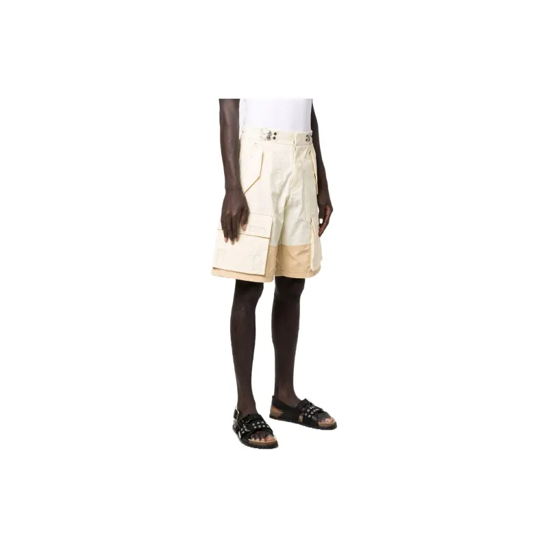 DIESEL Cargo Shorts Men White-3