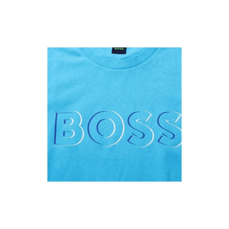 HUGO BOSS T Shirts Men Sky Blue-4