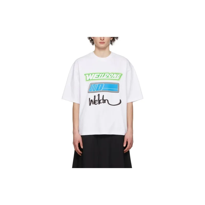 WE11DONE Logo Printed Crewneck T-Shirt-2