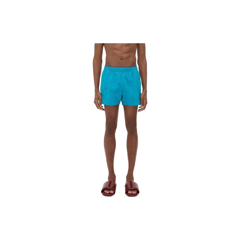 Bottega Veneta Casual Shorts Men Blue-4