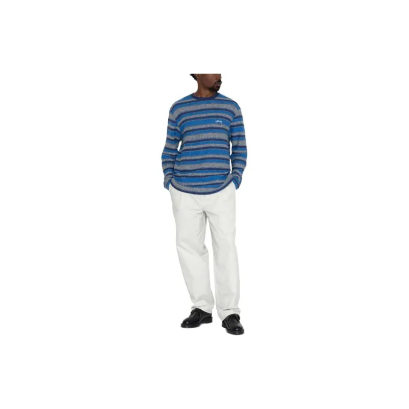 Stussy Baja Stripe Long Sleeve Crew Tee-7