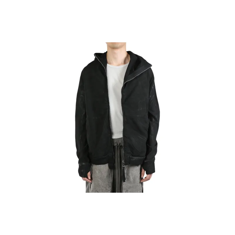 BORIS BIDJAN SABERI Long sleeved Zipped Hoodie-3