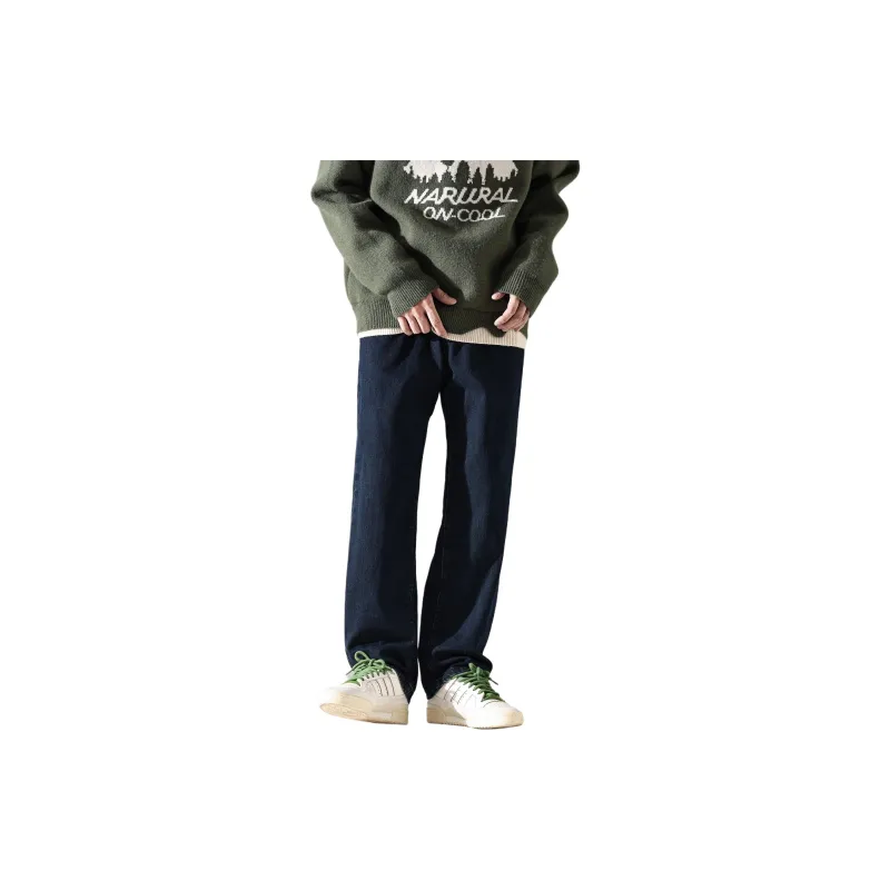 FAIRWHALE Jeans Unisex Denim Blue-4