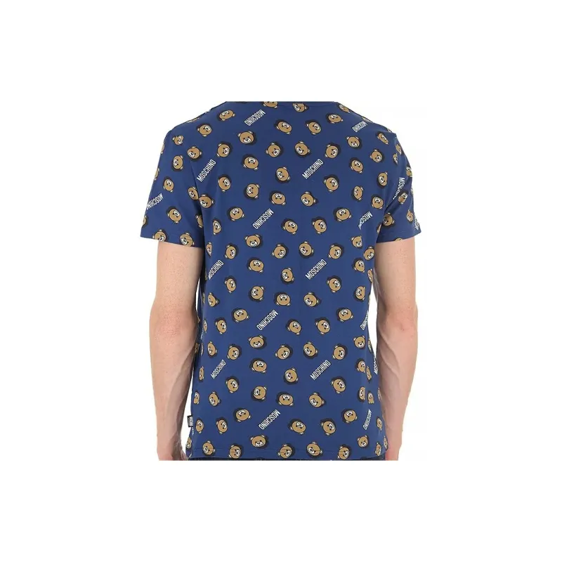 MOSCHINO T Shirts Men Blue-3