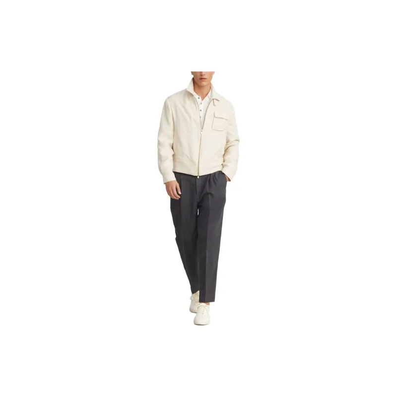 Brunello Cucinelli Garment dyed Linen Track Pants-3