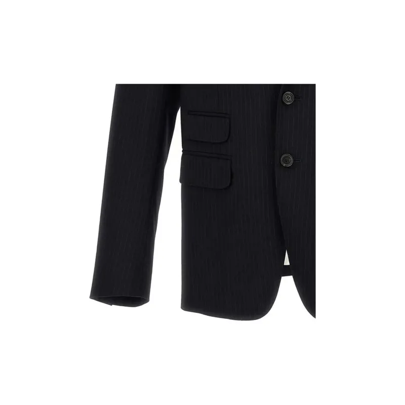 Dsquared2 Single Breasted Pinstriped Three Piece Suit-4
