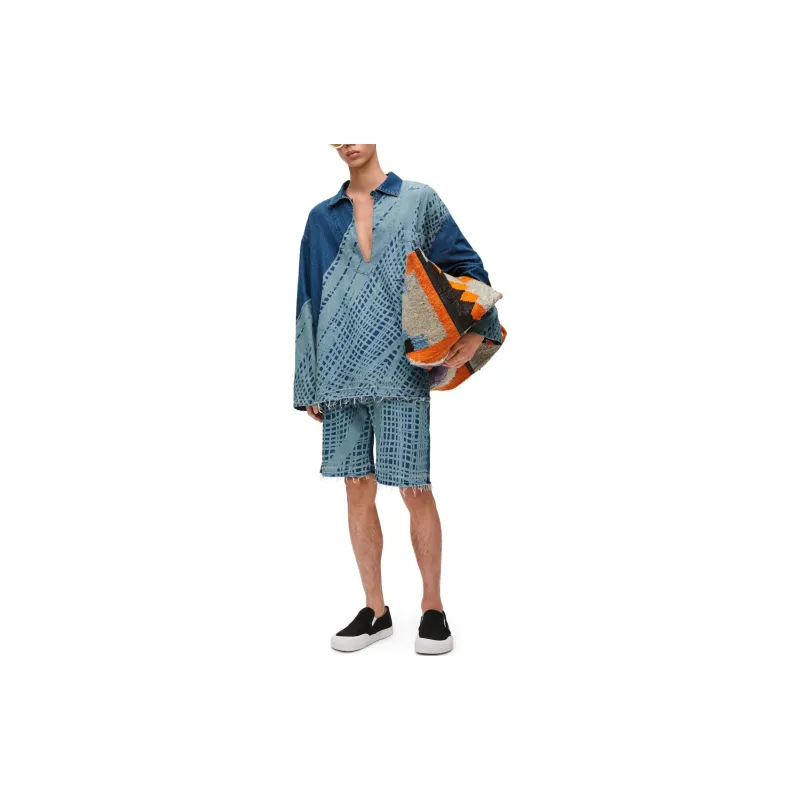 LOEWE SS24 Shirt Men's Light Blue-3